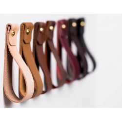 leather wall hanging strap | wall hook| hanging storage | home decor | leather strap hanger | towel holder | leather home accessories